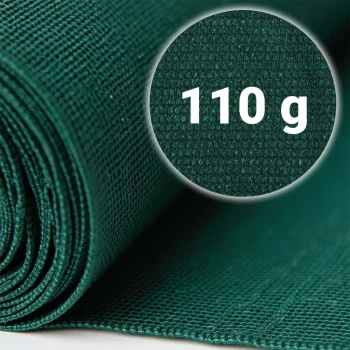 Mreža Za Sjenu 1,5x25m 110 G/m2 + 50 Zelenih Stezaljki 2