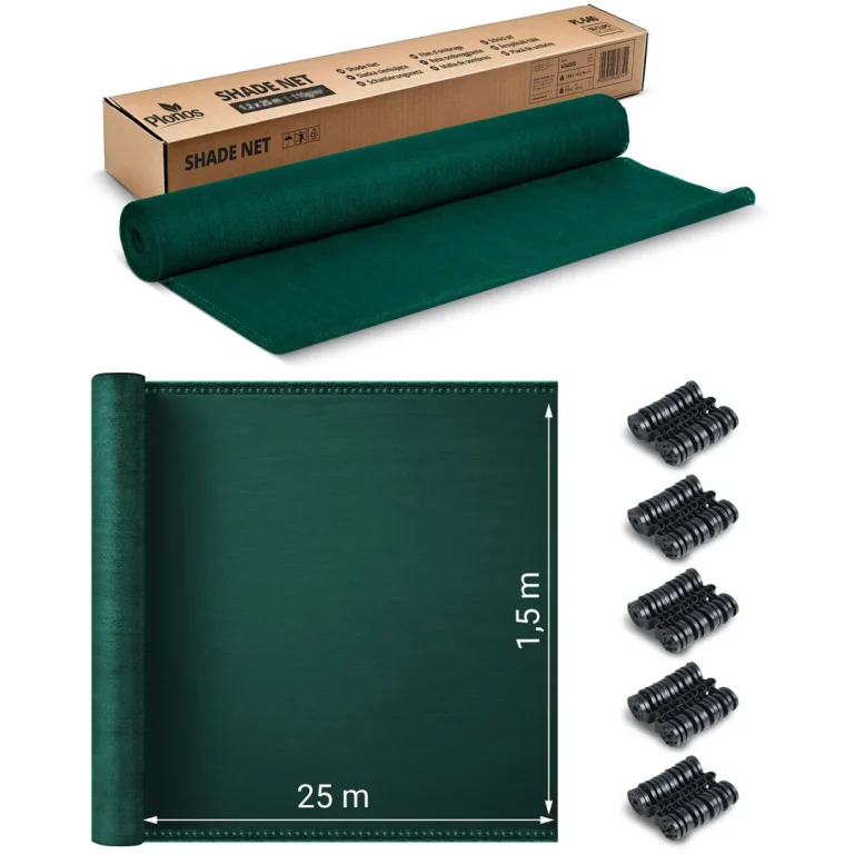 Mreža Za Sjenu 1,5x25m 140g/m2, Zelena 3
