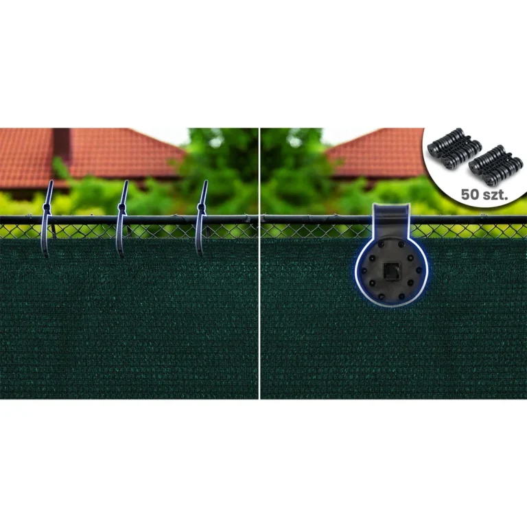 Mreža Za Sjenu 1,5x25m 140g/m2, Zelena 4