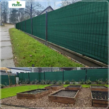 Mreža Za Sjenu 1,5x25m 140g/m2, Zelena 8