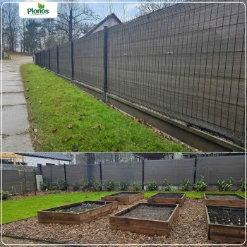 Mreža Za Sjenu 1,5x50m 110g/m2 + 50 Stezaljki Siva 10
