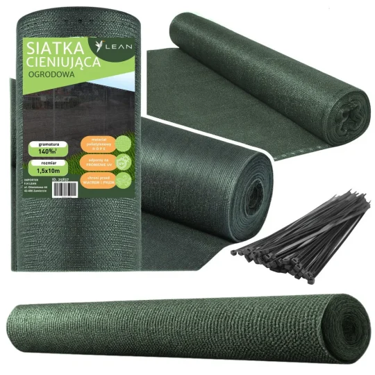 Mreža Za Sjenu Maskirna Zelena 1,5×10 M 140 G/m² 1