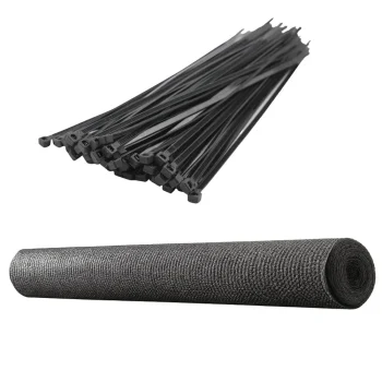 Mreža Za Sjenu Siva 1,5 × 25 M 140 G/m² 3