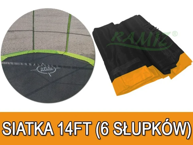 Mreža Za Trampolin 14 Stopa 6 Polja, Narančasta 1