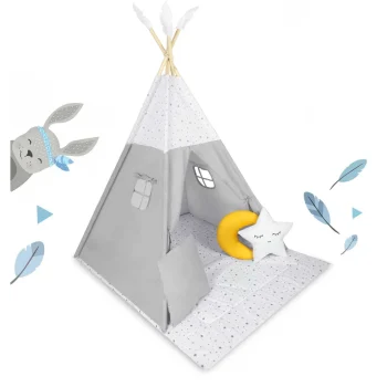 Nk 406 Nukido Dječji Tipi šator Svijetlo Siva 4