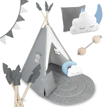 Nk 406 Nukido Tipi šator Za Djecu Sivi 2