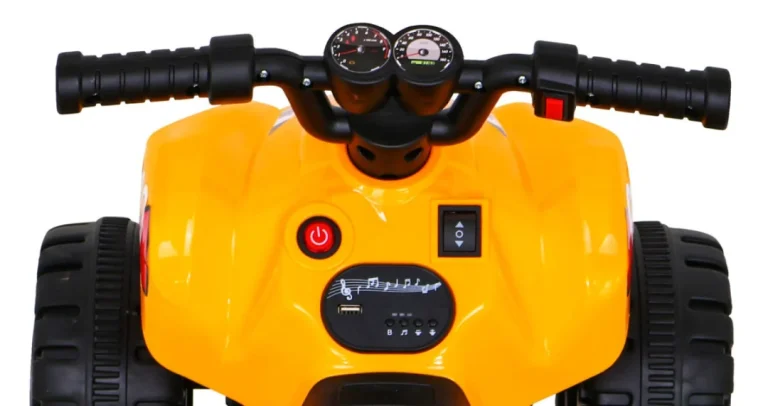 Najbrži Dječji Quad Na Akumulator 25 W, žuti 10
