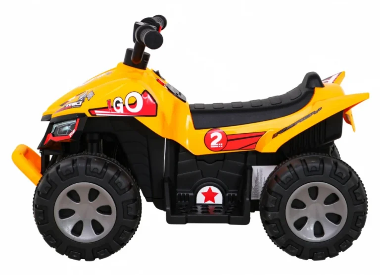 Najbrži Dječji Quad Na Akumulator 25 W, žuti 4