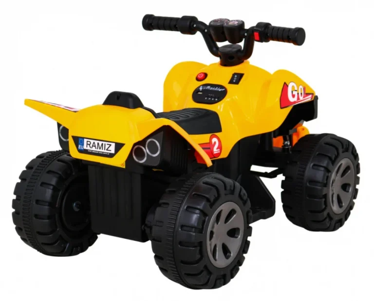 Najbrži Dječji Quad Na Akumulator 25 W, žuti 8