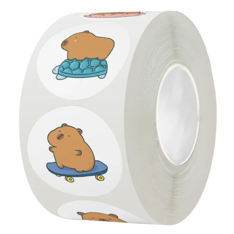 Naljepnice Capybara Traka S Raznim Uzorcima 2,5 Cm 500 Komada 3