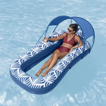 Napuhac Za Plivanje 198x112cm Bestway + Krov + Mrežasto Dno + Jastuk Na Napuhavanje 4