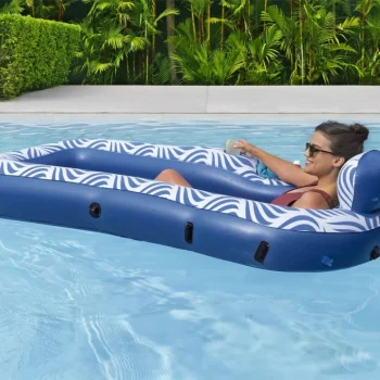 Napuhac Za Plivanje 198x112cm Bestway + Krov + Mrežasto Dno + Jastuk Na Napuhavanje 5