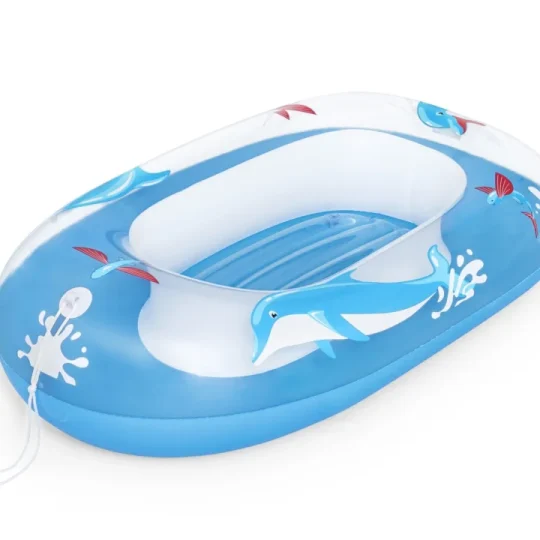 Napuhac Za Plivanje S Dupinima Za Djecu 3+ Bestway 102x69cm + Dno Na Napuhavanje + čvrste Ručke 1