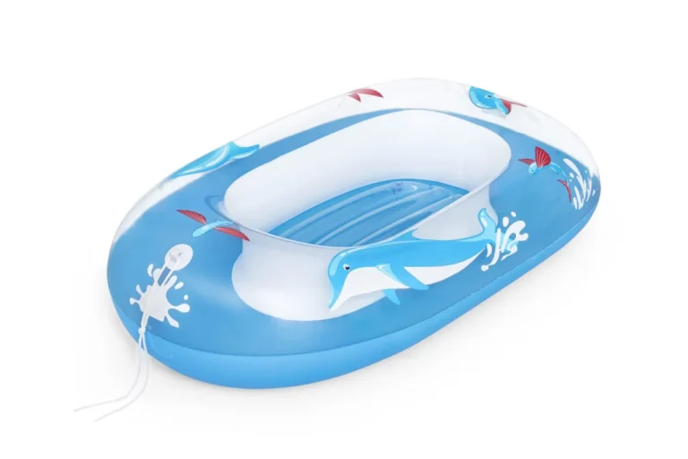 Napuhac Za Plivanje S Dupinima Za Djecu 3+ Bestway 102x69cm + Dno Na Napuhavanje + čvrste Ručke 1