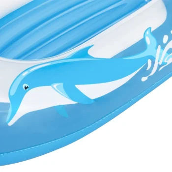 Napuhac Za Plivanje S Dupinima Za Djecu 3+ Bestway 102x69cm + Dno Na Napuhavanje + čvrste Ručke 2
