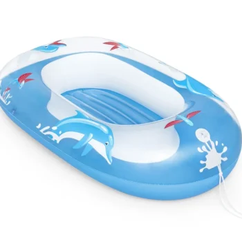 Napuhac Za Plivanje S Dupinima Za Djecu 3+ Bestway 102x69cm + Dno Na Napuhavanje + čvrste Ručke 3