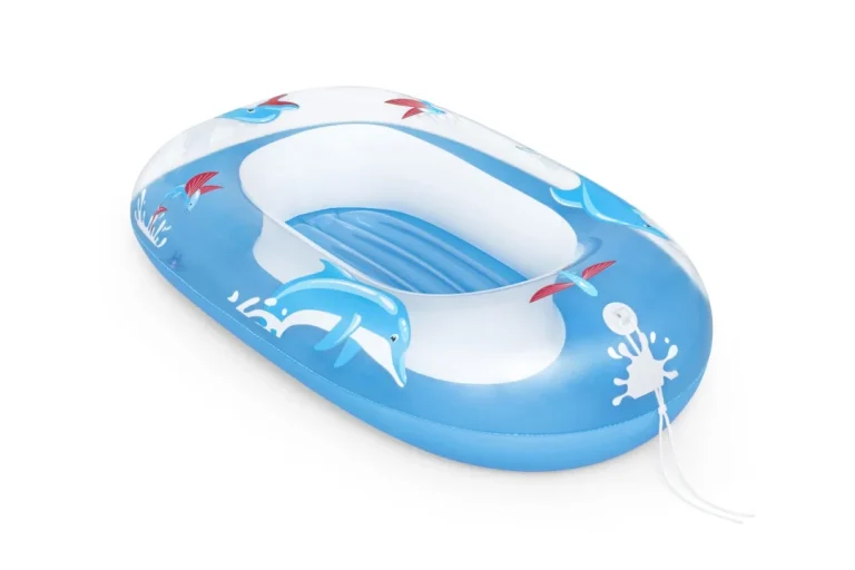 Napuhac Za Plivanje S Dupinima Za Djecu 3+ Bestway 102x69cm + Dno Na Napuhavanje + čvrste Ručke 3