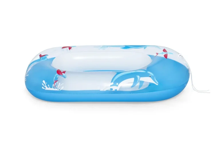 Napuhac Za Plivanje S Dupinima Za Djecu 3+ Bestway 102x69cm + Dno Na Napuhavanje + čvrste Ručke 4