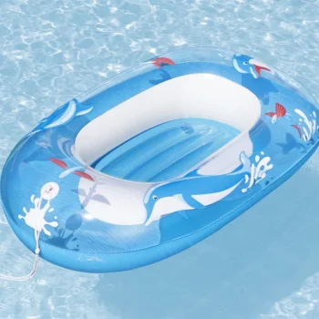 Napuhac Za Plivanje S Dupinima Za Djecu 3+ Bestway 102x69cm + Dno Na Napuhavanje + čvrste Ručke 6