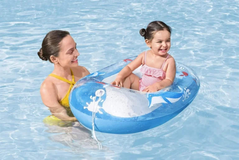 Napuhac Za Plivanje S Dupinima Za Djecu 3+ Bestway 102x69cm + Dno Na Napuhavanje + čvrste Ručke 7