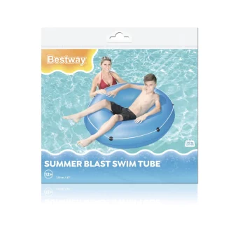 Napuhac Za Plivanje Za Djecu 12+ I Odrasle, Plavi, Bestway 119 Cm + Vučno Uže, Plava 5