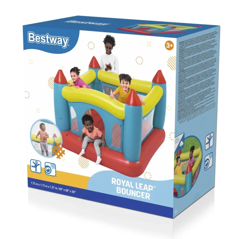Napuhac Za Skakanje Za Djecu 3+ Bestway Napuhava Platforma + Mrežasti Zidovi 8