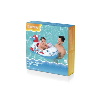Napuhacni Ponton Za Plivanje Avion Za Djecu 3+ Bestway 109x97cm + Napuhacno Staklo, Plava 5