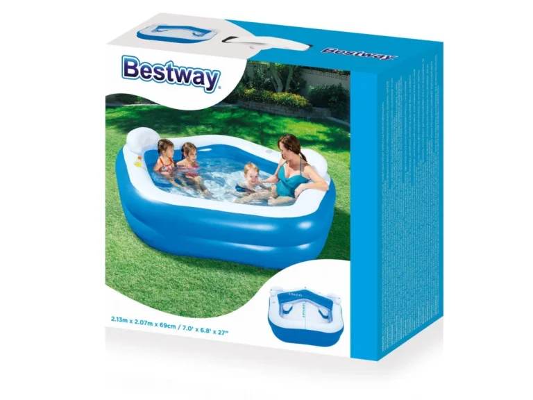 Napuhajući Peterokutni Bazen 213 × 207 × 69 Cm Bestway 54153 9