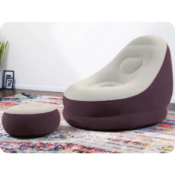 Napuhana Fotelja S Osloncem Za Noge 122 × 94 × 81 Cm Bestway 75053 Crvena 7