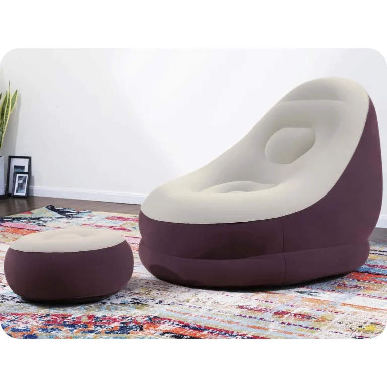 Napuhana Fotelja S Osloncem Za Noge 122 × 94 × 81 Cm Bestway 75053 Crvena 7
