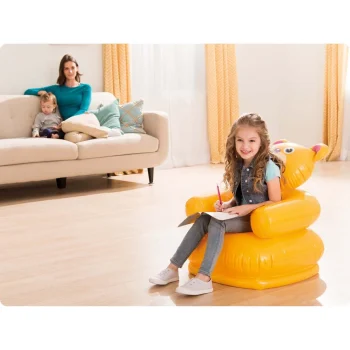 Napuhana Fotelja Za Djecu Vesele životinje 65 × 64 Cm Intex 68556 Tigar 5