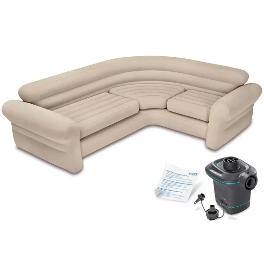 Napuhana Kutna Sofa 257 × 203 × 76 Cm Intex 68575 66640 1