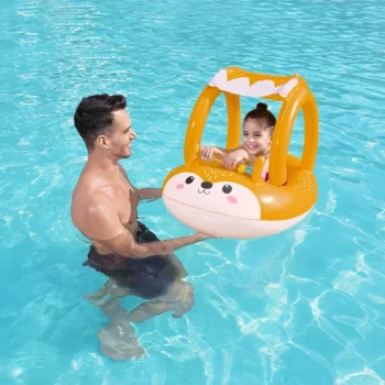 Napuhana Splav Fox Za Djecu 3+ Bestway 94x66cm + Napuhana Krovna Konstrukcija + Senzorna Zvečka 5