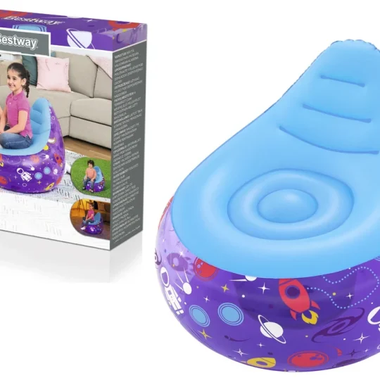 Napuhana Stolica Bestway Kosmos Led 72 × 72 × 64 Cm Ljubičasta 1