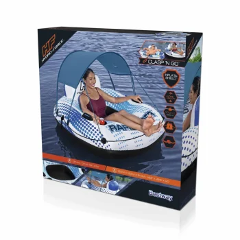 Napuhani Hydro Force Ploha Za Plivanje S Krovom 123x123x51cm Bestway + Mrežasto Dno + Naslon 8
