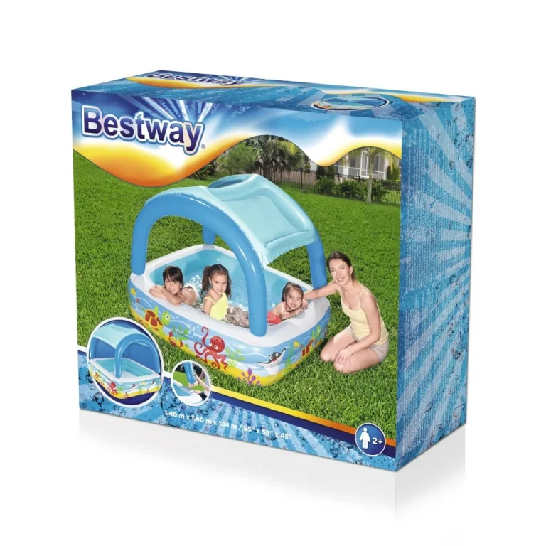 Napuhani Bazen S Krovom Za Djecu 2+ Bestway + Zakrpa Za Popravak 8