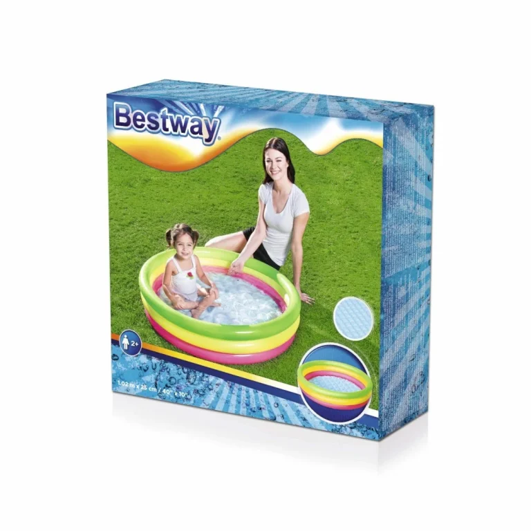 Napuhani Dječji Bazen Duga 102x25cm Bestway + Zakrpa Za Popravak 8