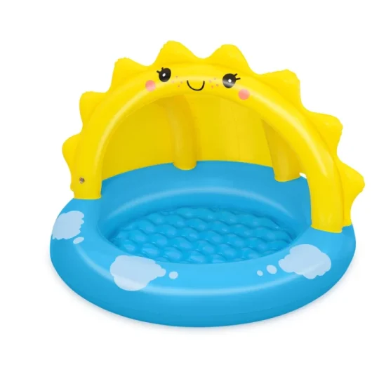 Napuhani Dječji Bazen Sunny Za Djecu 2+ Bestway 101x97x71 + Odvojivi Krov + Napuhano Dno 1