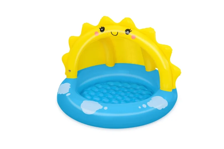 Napuhani Dječji Bazen Sunny Za Djecu 2+ Bestway 101x97x71 + Odvojivi Krov + Napuhano Dno 1