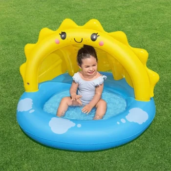 Napuhani Dječji Bazen Sunny Za Djecu 2+ Bestway 101x97x71 + Odvojivi Krov + Napuhano Dno 6