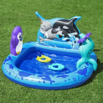 Napuhani Dječji Bazen Za Igru ​​sea Expedition Za Djecu 2+ Bestway 134x131x73cm + Pribor Za 2