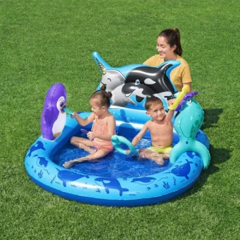 Napuhani Dječji Bazen Za Igru ​​sea Expedition Za Djecu 2+ Bestway 134x131x73cm + Pribor Za 7