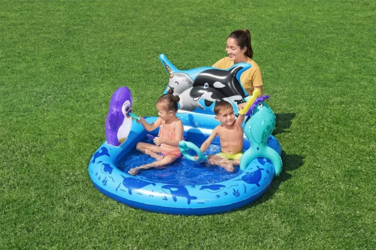 Napuhani Dječji Bazen Za Igru ​​sea Expedition Za Djecu 2+ Bestway 134x131x73cm + Pribor Za 7
