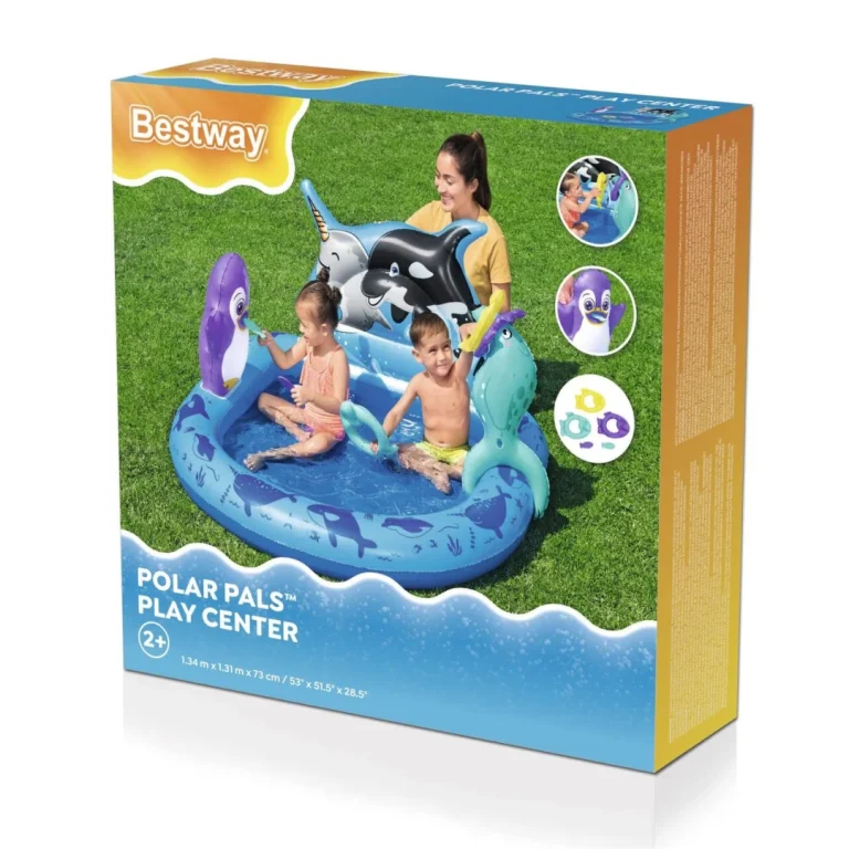 Napuhani Dječji Bazen Za Igru ​​sea Expedition Za Djecu 2+ Bestway 134x131x73cm + Pribor Za 8