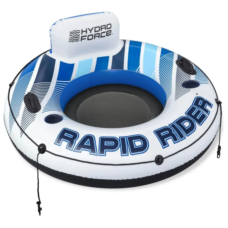 Napuhani Kolut Za Plivanje Rapid Rider Bestway 135 Cm + Naslon + Mrežasto Dno + Držači Za Piće + Ručke 1