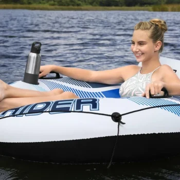 Napuhani Kolut Za Plivanje Rapid Rider Bestway 135 Cm + Naslon + Mrežasto Dno + Držači Za Piće + Ručke 5