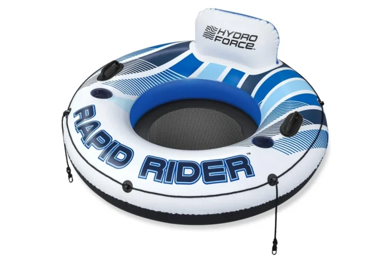 Napuhani Kolut Za Plivanje Rapid Rider Bestway 135 Cm + Naslon + Mrežasto Dno + Držači Za Piće + Ručke 8