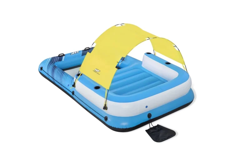 Napuhani Otok Za Plivanje Za 4 Osobe Bestway 305x186x58cm + Krov + Mrežasto Dno 10