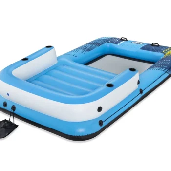 Napuhani Otok Za Plivanje Za 4 Osobe Bestway 305x186x58cm + Krov + Mrežasto Dno 12