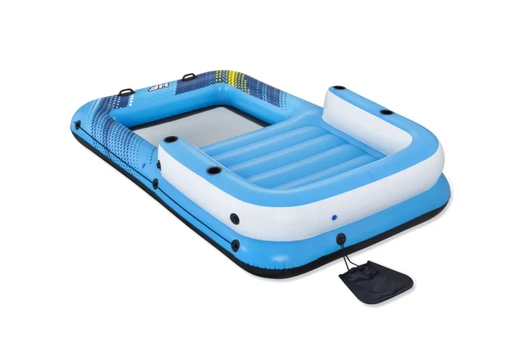 Napuhani Otok Za Plivanje Za 4 Osobe Bestway 305x186x58cm + Krov + Mrežasto Dno 19
